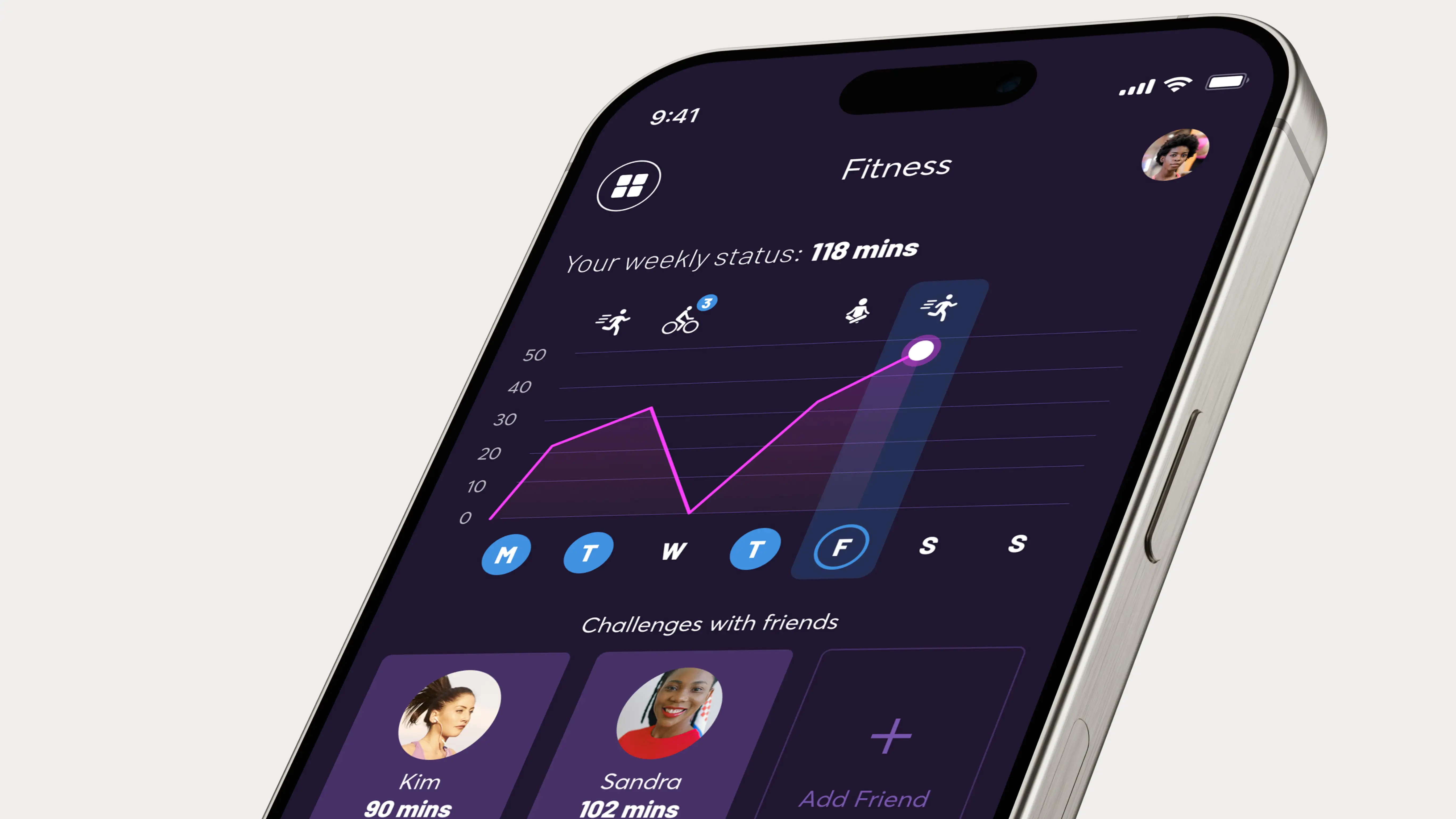 Paceline fitness tracking features and workout activity dashboard