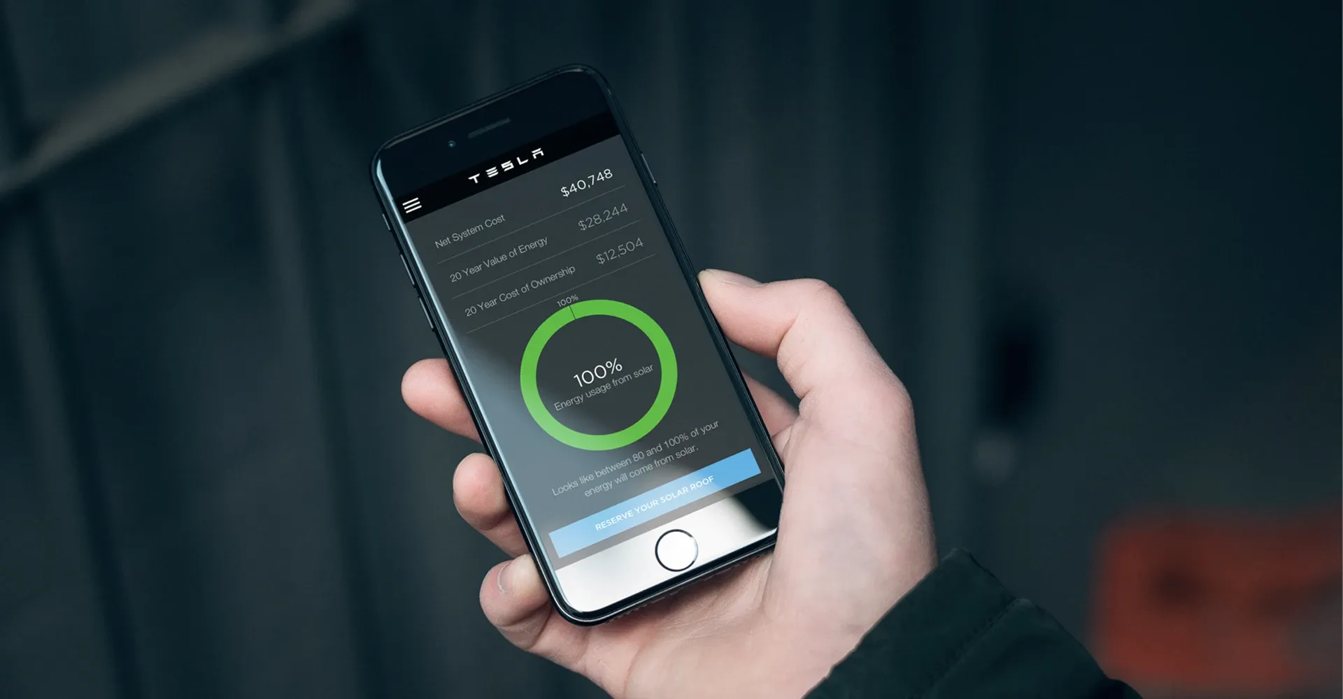 Tesla energy products interface showing complete configurator and checkout experience
