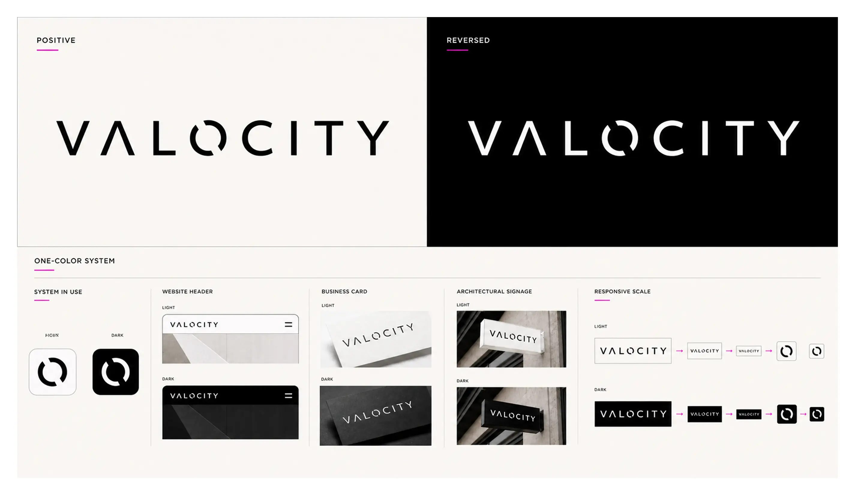 Valocity Digital desktop website showing responsive design and premium user interface